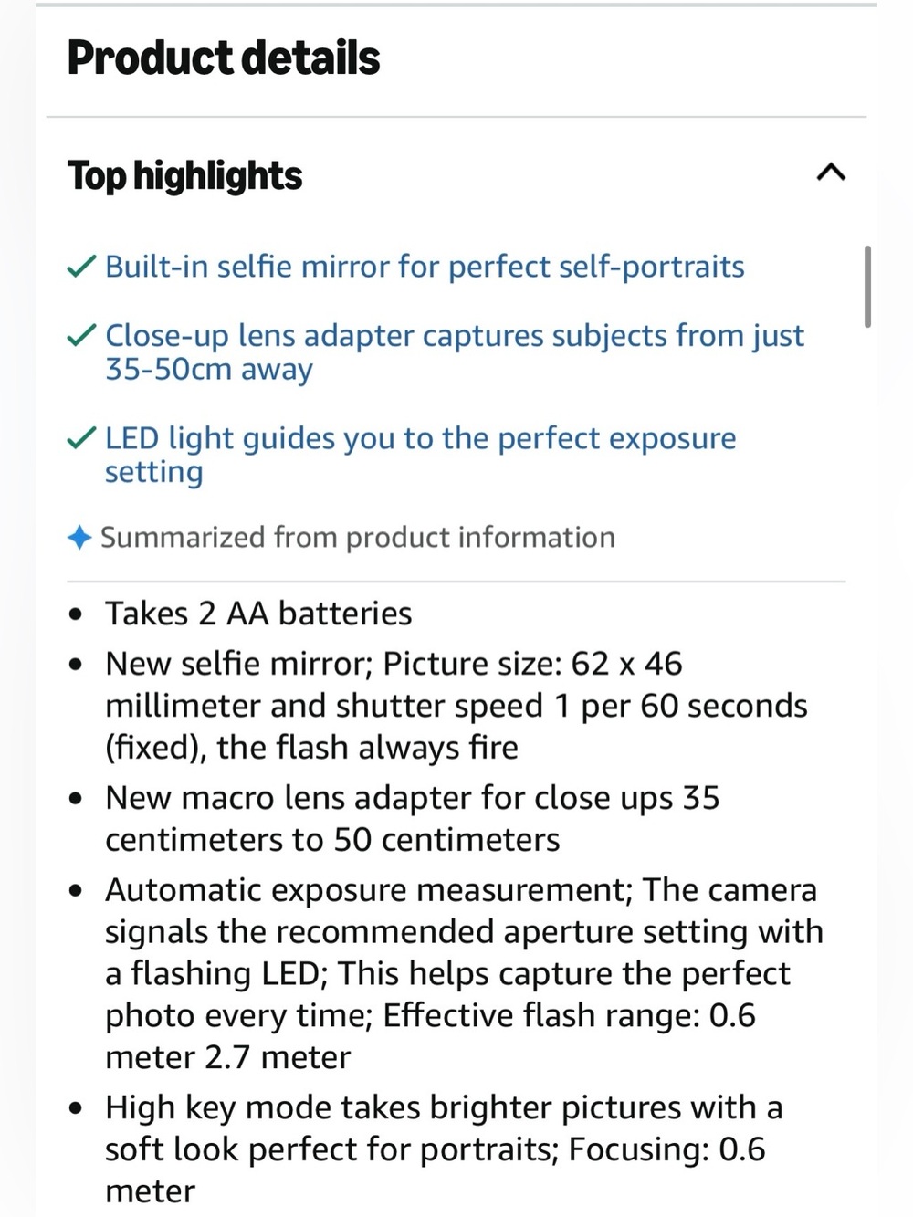 Fujifilm Instax Mini 9 Instant Camera - White - Picture 6 of 12